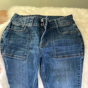 Boot bell jean long length nice condition mid rise